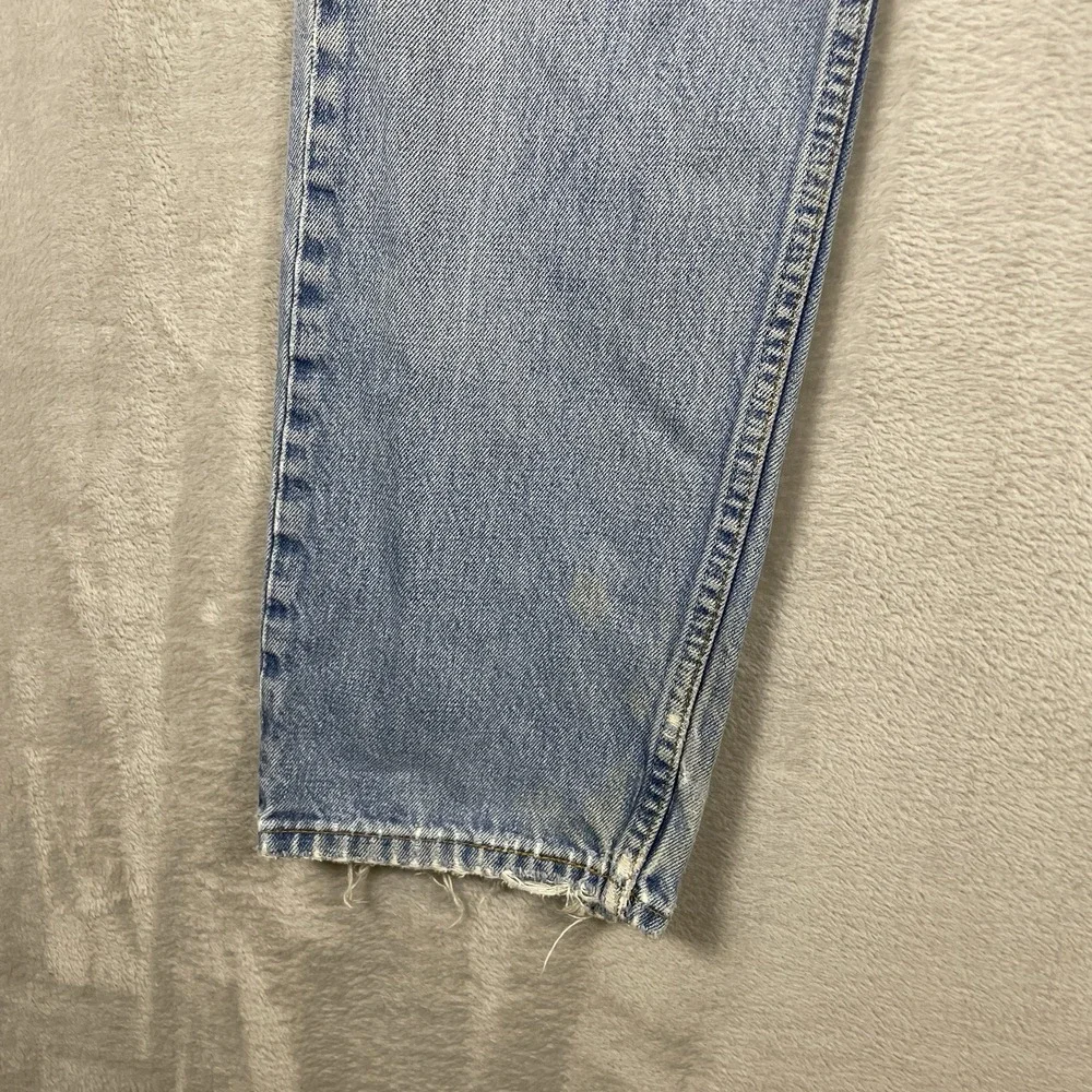 Vtg Levis 501 Jeans Mens 32x34 (fit 30x32) Made in USA 90s Distressed Thrashed